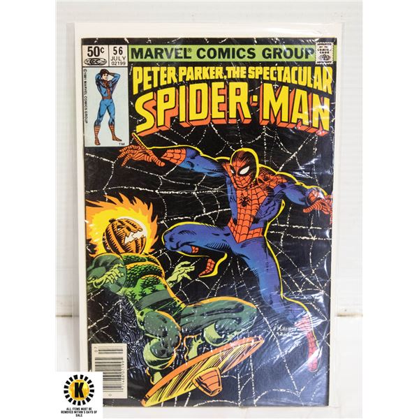 MARVEL SPECTACULAR SPIDERMAN #56 COMIC, NEWSSTAND