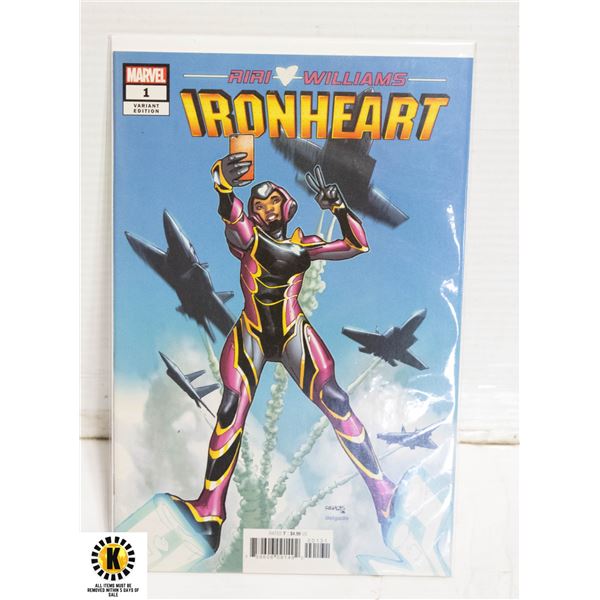 MARVEL IRONHEART #1 COMIC, RAMOS VARIANT