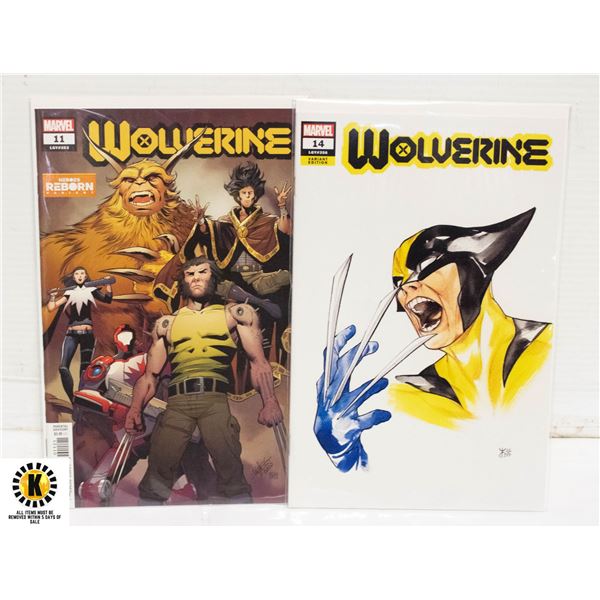 MARVEL WOLVERINE #11 VARIANT COMIC LOT, 2020