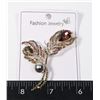 Image 1 : NEW ANTIQUE STYLE RHINESTONE/FAUX PEARL PLANT