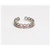 Image 1 : NEW PINK RHINESTONE CROWN CUFF RING