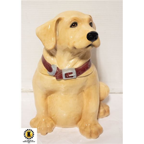 LAB DOG COOKIE JAR