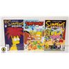 BONGO SIMPSONS COMICS #77, 185, 193 COMIC LOT