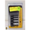 Image 1 : DEWALT 5 PACK MAGNETIC NUT DRIVER SET SIXE
