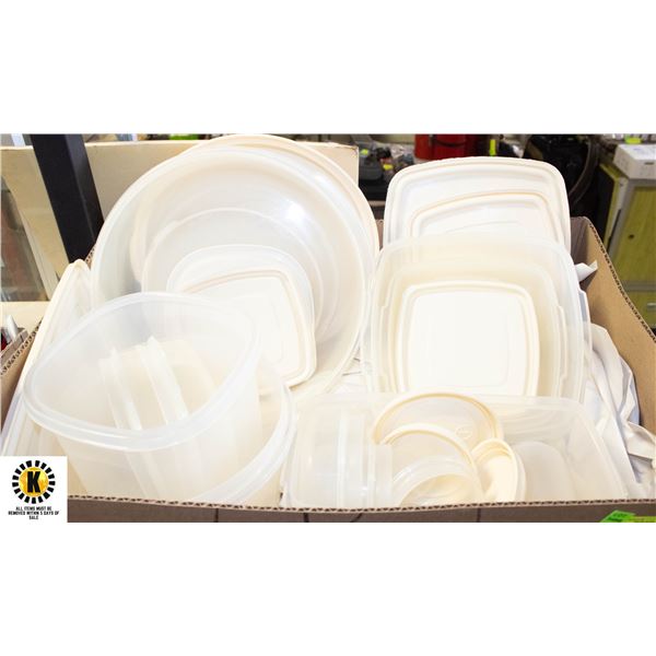 RUBBERMAID "SERVIN' SAVER" CONTAINERS- 13 PIECES