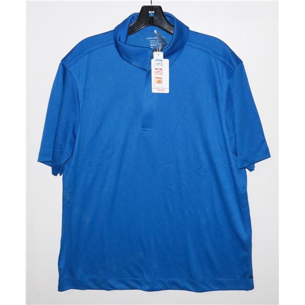 NEW MENS LARGE NORTH END SPORT POLO SHIRT