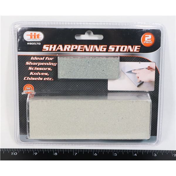 NEW 2PC SHARPENING STONE SET