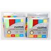 Image 1 : TWO NEW 4PC MICROFIBRE CLOTHS