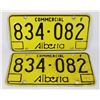 Image 1 : MATCHING SET VINTAGE ALBERTA COMMERCIAL LICENCE
