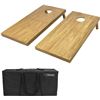 Image 1 : NEW GOSPORTS 4FT X 2FT NATURAL WOOD CORNHOLE