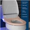Image 2 : NEW BIO BIDET BB-2000 ROUND WHITE SEAT - HYBRID
