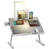 Image 1 : NEW SAIJI PORTABLE/FOLDABLE LAP DESK WITH LED