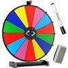 Image 1 : NEW T-SIGN TABLETOP SPINNING PRIZE WHEEL 18" BLACK