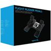 Image 2 : NEW LOGITECH G FLIGHT RUDDER PEDALS WITH TOE BRAKE