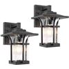 NEW 2 PACK OF WALL SCONCES WITH BEVELED GLASS