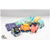 CARTOON INERTIA CAR TOY SET WITH STORAGE BAG