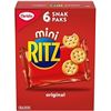 Image 2 : NEW CASE OF 12 BOXES OF CHRISTIE'S MINI RITZ SNAK