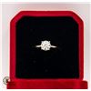 Image 1 : 1.0 CARAT VVS D MOISSANITE SET IN 14 KARAT YELLOW