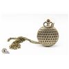 Image 1 : BRAND NEW POCKET WATCH WITH GOLF BALL PATTERN