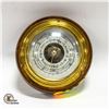 WOOD BRASS BAROMETER