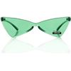 NEW RETRO OLINOWL TRIANGLE GREEN GLASSES