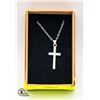 NEW STAINLESS STEEL CROSS PENDANT