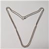 Image 1 : BZ1644-28 SILVER 28" BEAD  NECKLACE