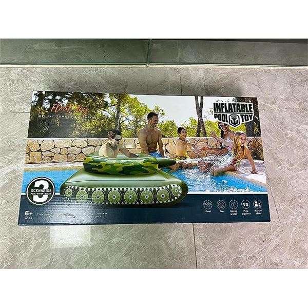 NEW FLOAT JOY POOL TANK FLOATY WITH WATER GUN