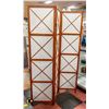 Image 1 : WOOD FRAMED ROOM DIVIDER 52" X 72"