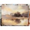 Image 1 : STRETCH CANVAS ARTWORK PICTURE - FOG FEILD