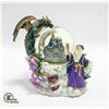 Image 1 : MERLIN AND DRAGON SNOW GLOBE