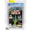 MARVEL SAVAGE SHE-HULK #25 CBCS COMIC, LAST ISSUE