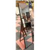 STANDING MIRROR WITH FOLDING LEGS