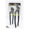 Image 1 : 2 PIECE GROOVE JOINT PLIER SET