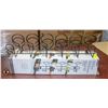Image 1 : 2 METAL WINE RACKS WALL MOUNTABLE ONE NEW IN BOX