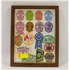 Image 1 : FRAMED BOWLING BADGE COLLECTION