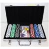 Image 1 : 300 PCS POKER CLAY CHIPS 11.5 GR, 2 NEW DECKS, 5 D