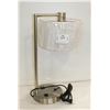 Image 1 : LED TABLE LAMP BUSHED NICKEL COLLECTION NEW