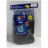 BLACK CREW SOCKS 12-16 SIZE 6-PACK FRUIT OF LOOM