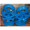 Image 1 : SET OF 4 GENUINE OEM WHEEL RIM BLUE 5 BOLT PATTERN
