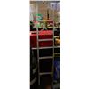 Image 1 : 12" X 60" ALUMINUM RV LADDER WITH TOP HOOKS. ONL