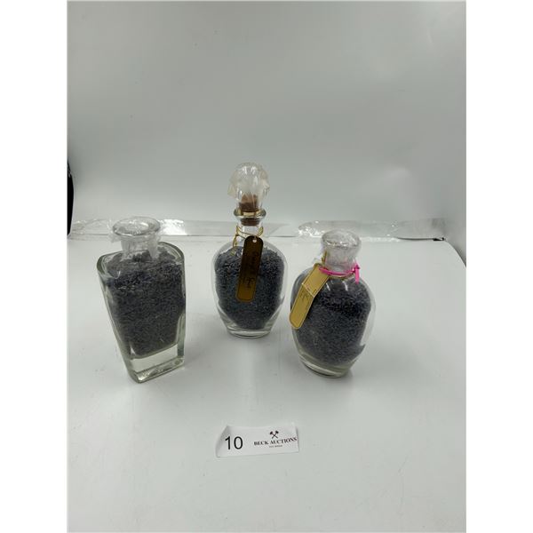 Dried Lavender in Apocathery Type Bottles