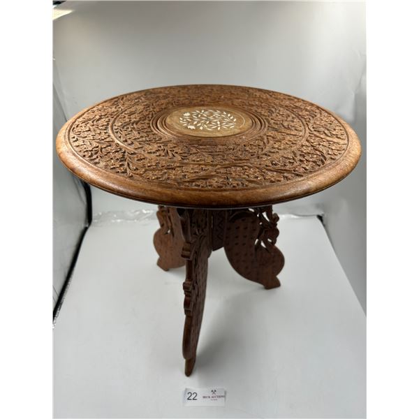 Sheesham Wood Ivory Inlays Indian 15D x 16T