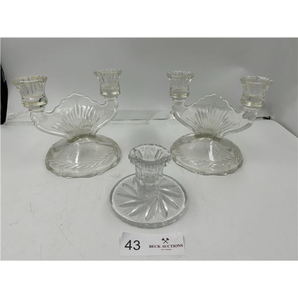 Crystal Candle Holders