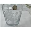 Image 2 : Glass Salad Bowl Crystal Wine Gravitt With Moon Symbol