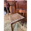 Image 3 : Mahogany Dining Table With 6 Chairs With Leafs 62L 39W