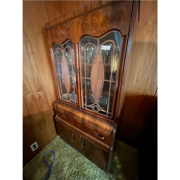 China Cabnit Contents not Included Hinge repair needed 34W 18D 64T