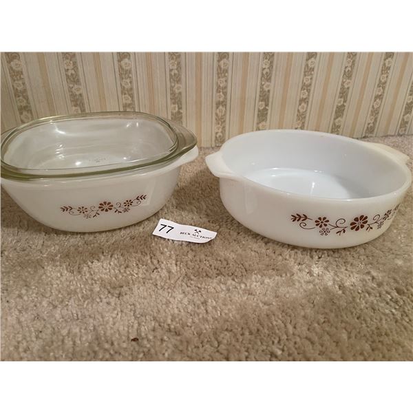 Corning wear Casserole Bowls