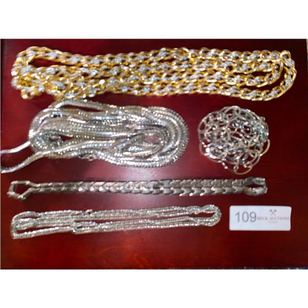 Assortment Of Beautiful Costume Necklaces