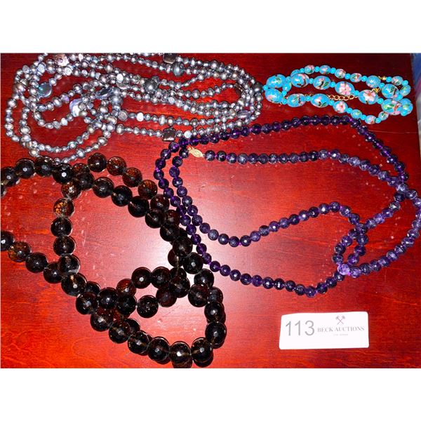 Assorted Beaded Necklesses